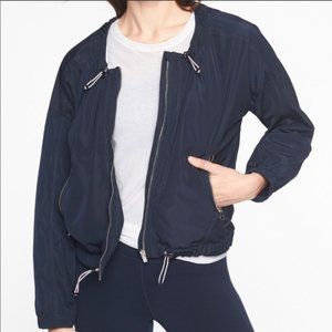 Athleta | Blue Chill Bomber Jacket | L
